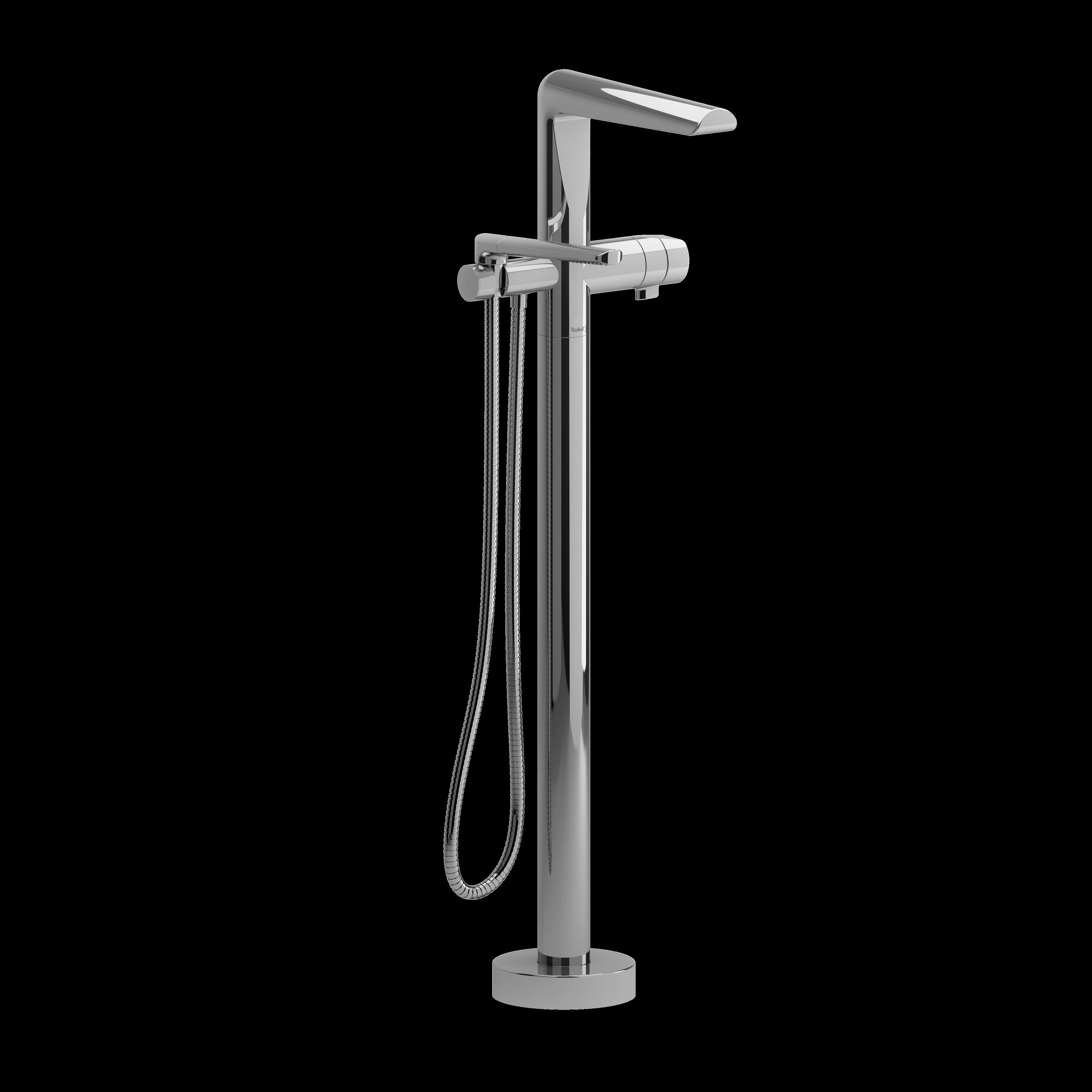 Riobel TPB39 Parabola Single Hole Floor Mount Tub Filler Trim - Image 3