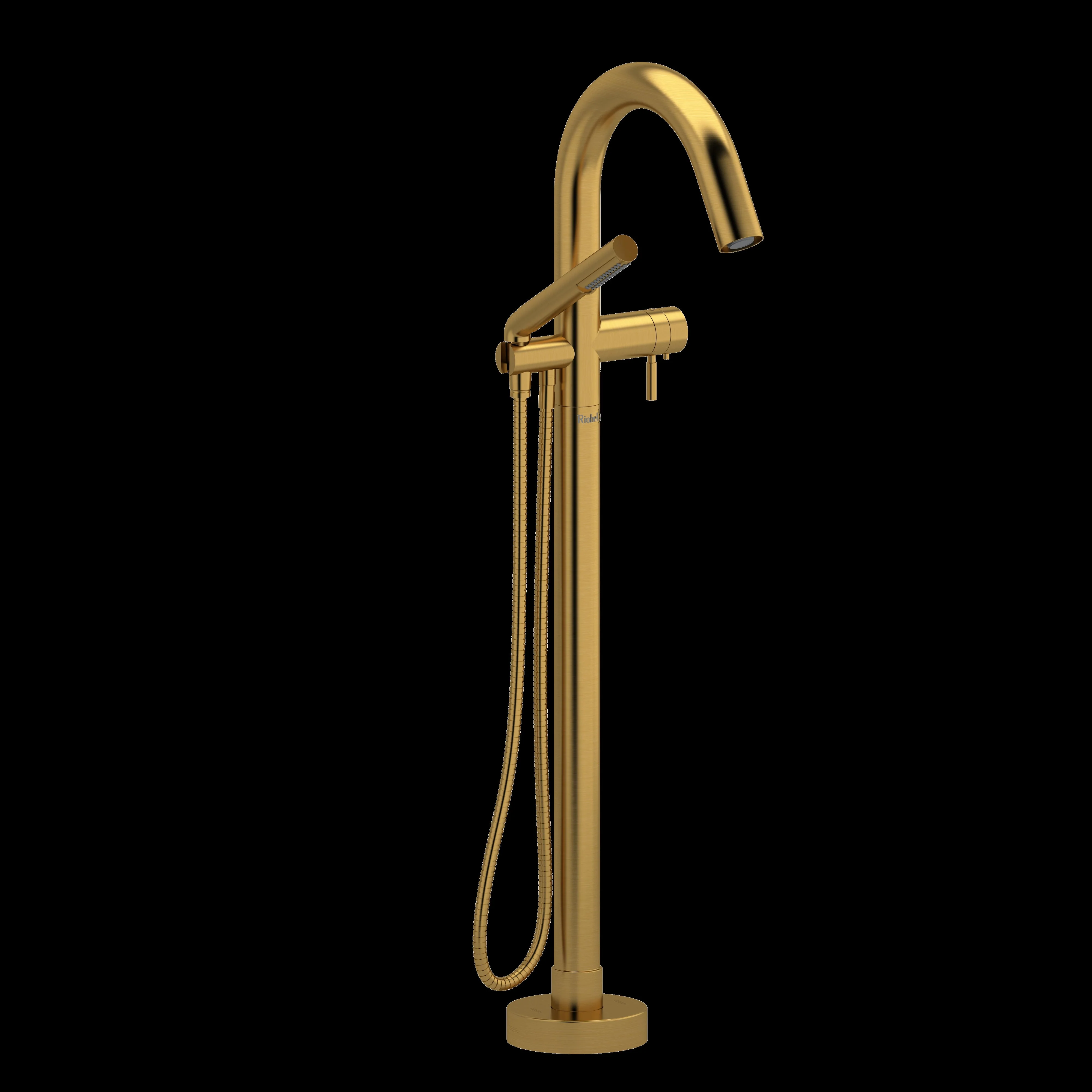 Riobel TRU39 Riu Single Hole Floor Mount Tub Filler Trim