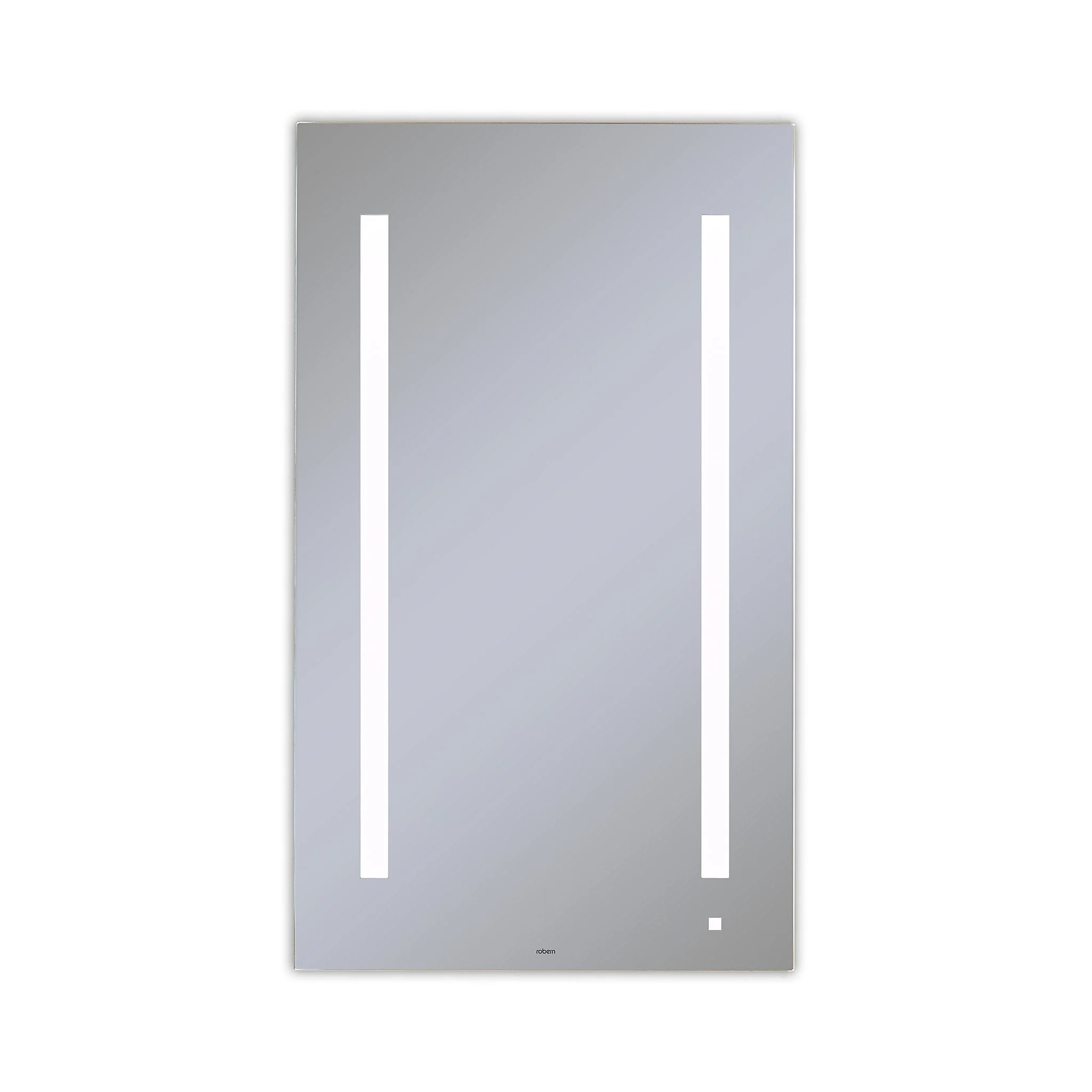 robern AM2440RFP AiO Lighted Mirror, 24" x 40" x 1-1/2", LUM Lighting, 4000K Temperature (Cool Light), Dimmable, USB Charging Ports