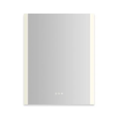 Robern AiO Reserve Cabinet, 24" x 30" x 4", Edge Lit, TUN Lighting, Warm White (2700K) to Cool White (5600K), Dimmable, Interior Lighting, Electrical Outlets, USB Charging Ports, Left Hinge
