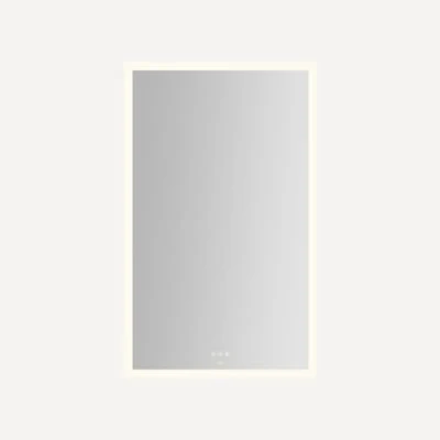 Robern Instinct Lighted Mirror, 30" x 48" x 7/8", Rectangle, Perimeter Light Pattern, TUN Lighting, Warm White (2700K) to Cool White (5600K), Dimmable, Defogger