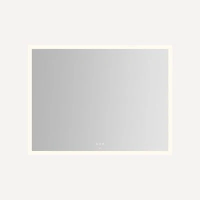 Robern Instinct Lighted Mirror, 48" x 36" x 7/8", Rectangle, Perimeter Light Pattern, TUN Lighting, Warm White (2700K) to Cool White (5600K), Dimmable, Defogger