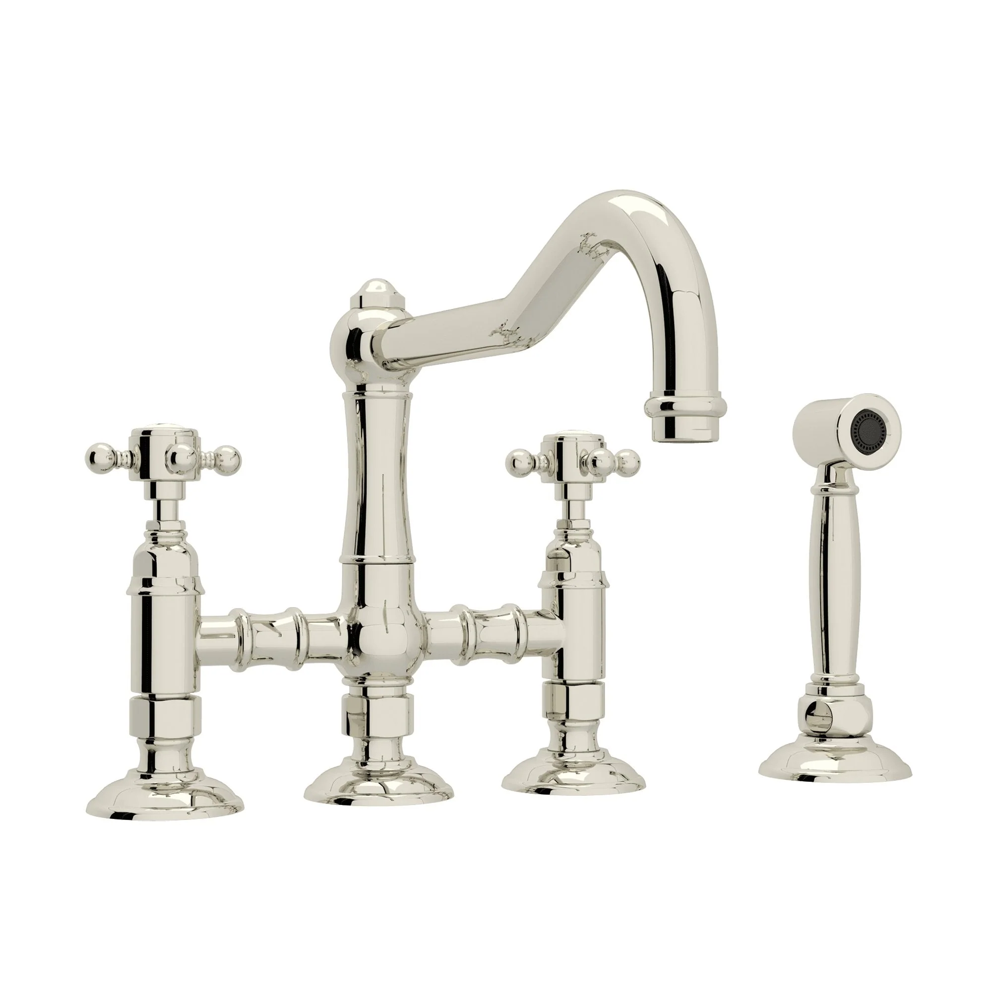 ROHL A1458WS Acqui® Bridge Kitchen Faucet With Side Spray - Image 13