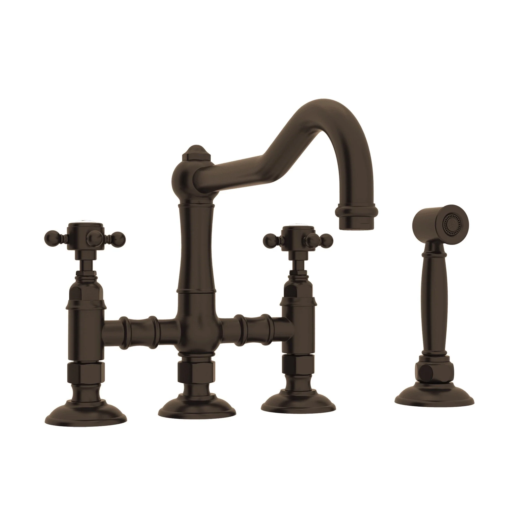 ROHL A1458WS Acqui® Bridge Kitchen Faucet With Side Spray - Image 15