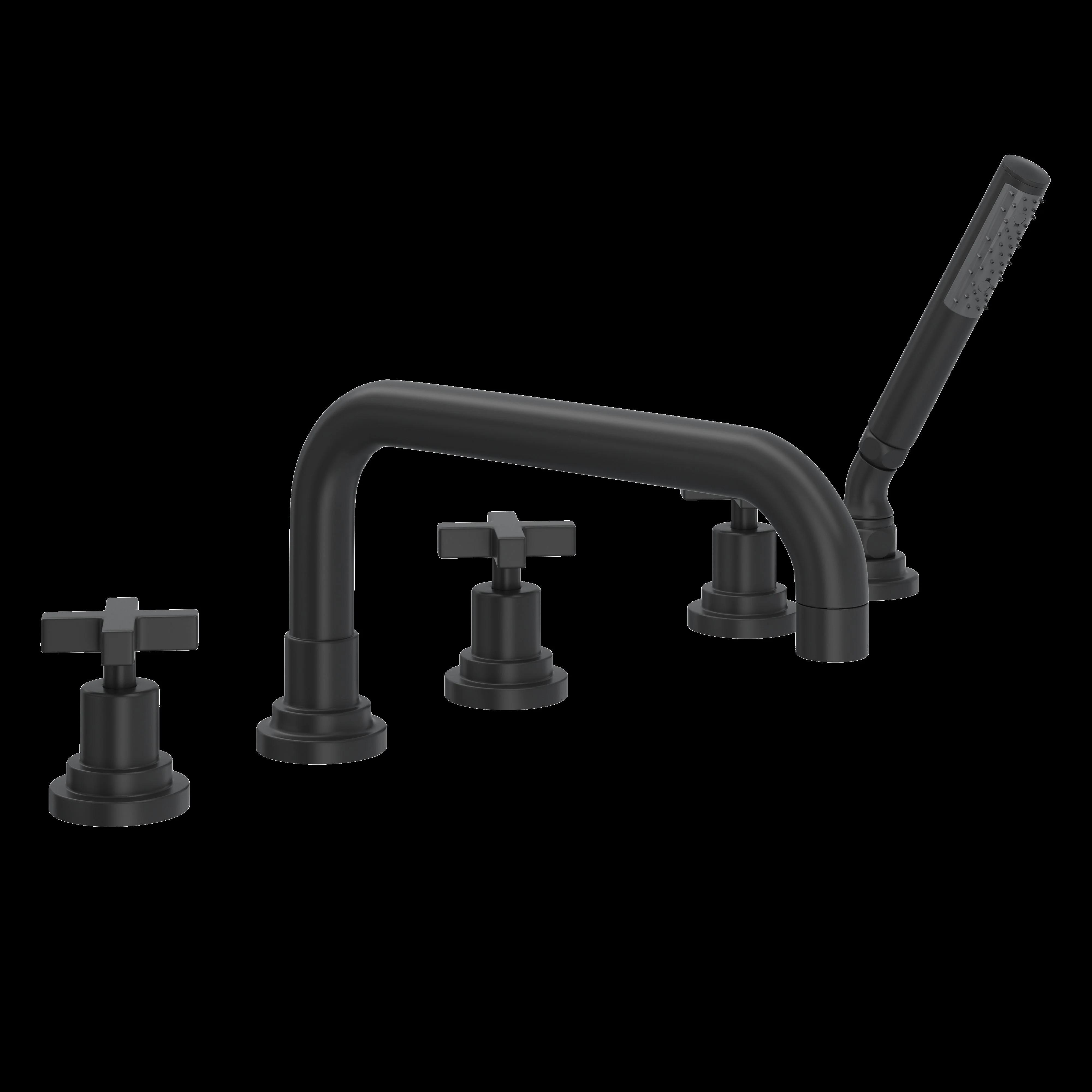 ROHL A2224 Lombardia® 5-Hole Deck Mount Tub Filler With U-Spout - Image 8