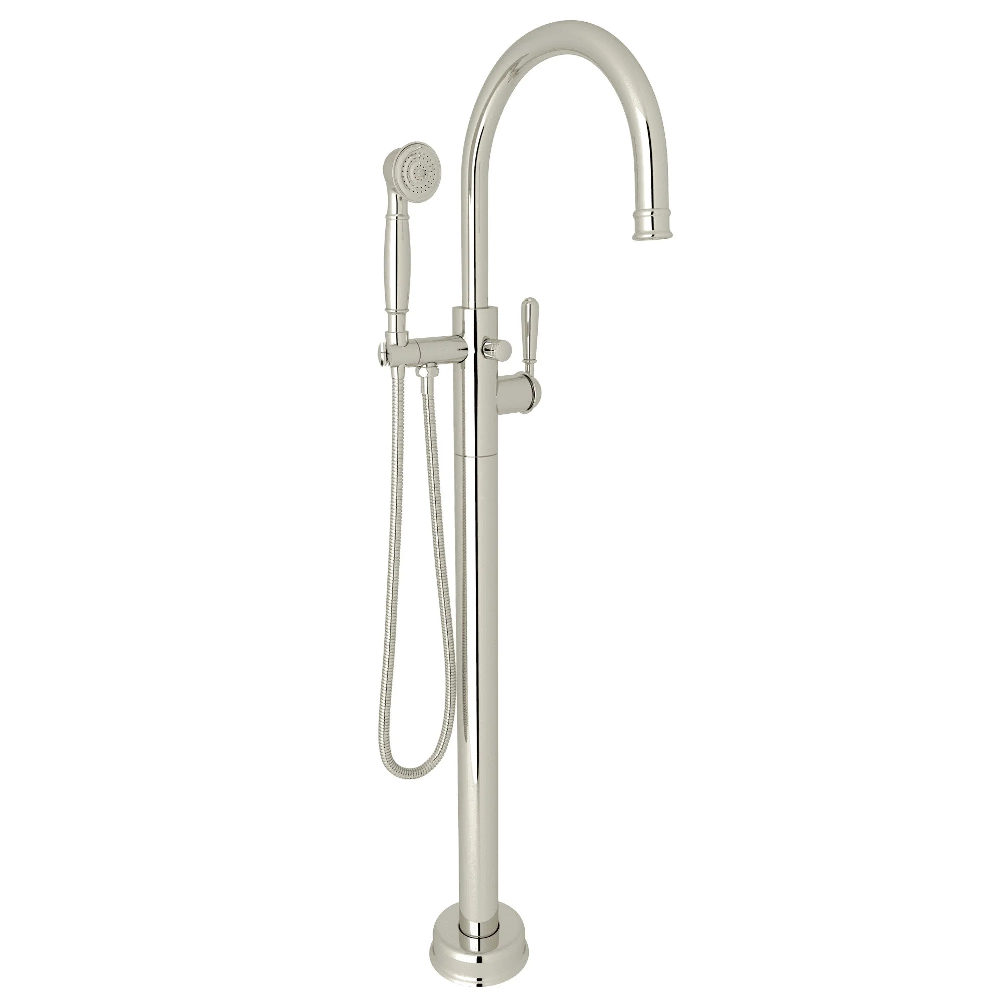 ROHL T1587 Traditional Single Hole Floor Mount Tub Filler Trim - Image 2