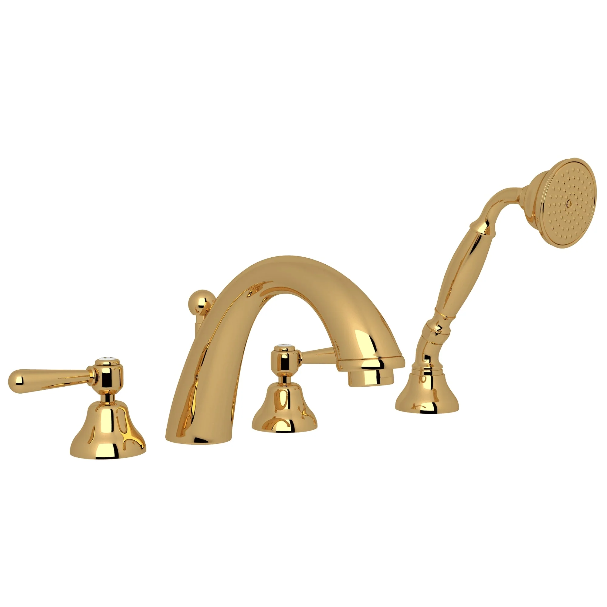 ROHL A2764 Verona 4-Hole Deck Mount Tub Filler - Image 2