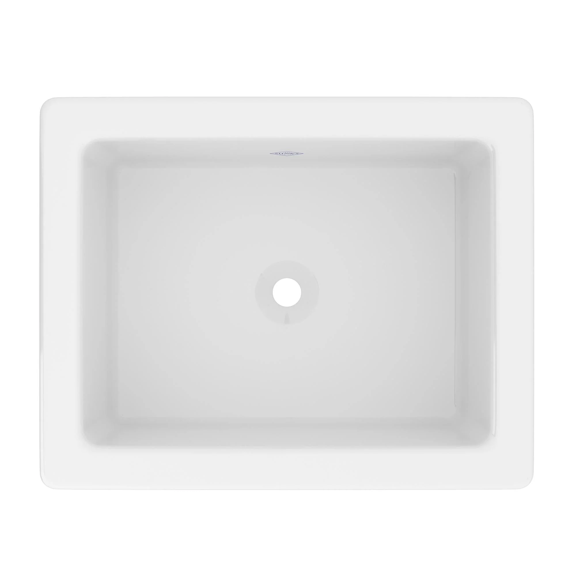 Shaws SB1814 Shaker Rectangular Undermount Or Drop In Lavatory Fireclay Sink